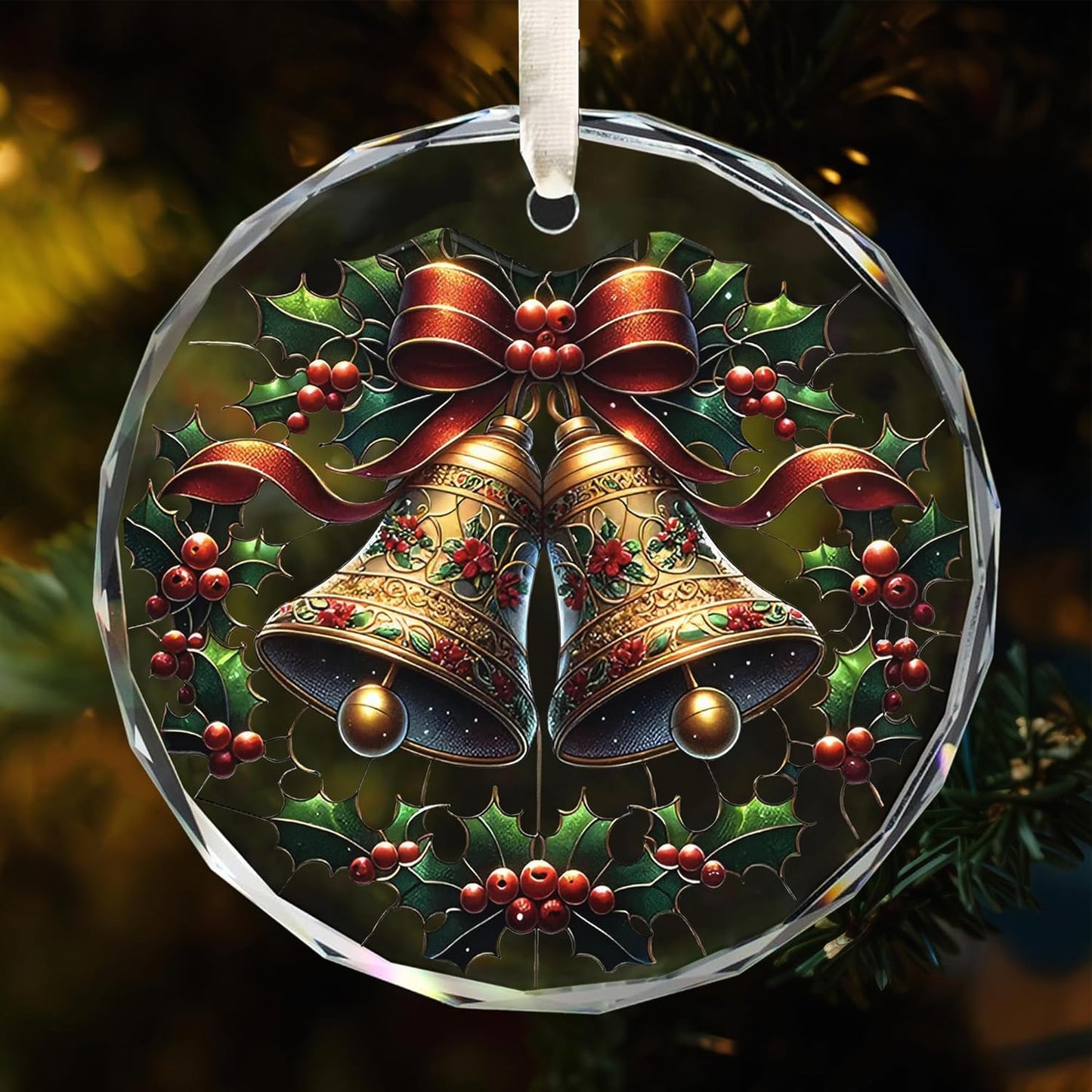House Warming Gifts: New Home Glass Christmas Ornaments - Best Housewarming Gifts for Women, Men & Couples - Christmas Tree Decorations & New Home Gift Ideas