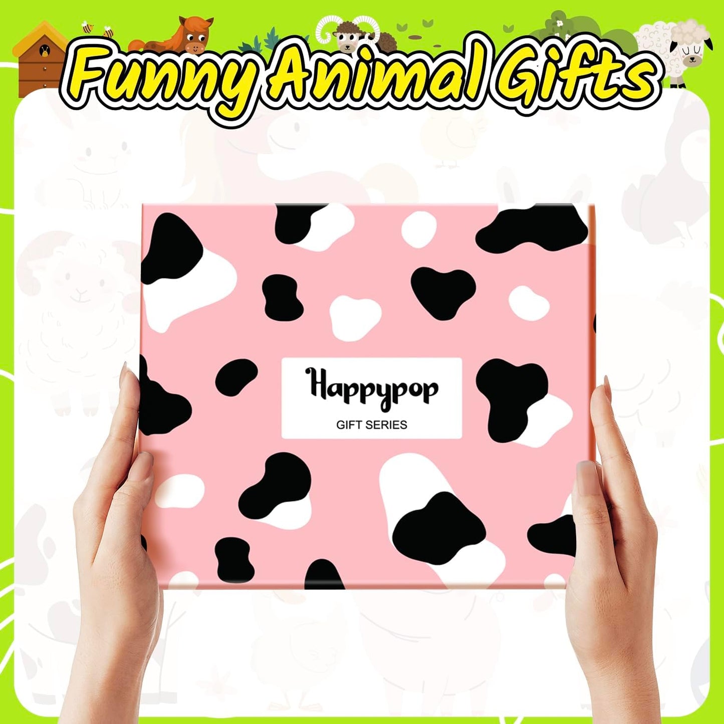 Animal Gifts for Women - Funny Cow Print, Chicken, Fox, Goat, Sloth Socks