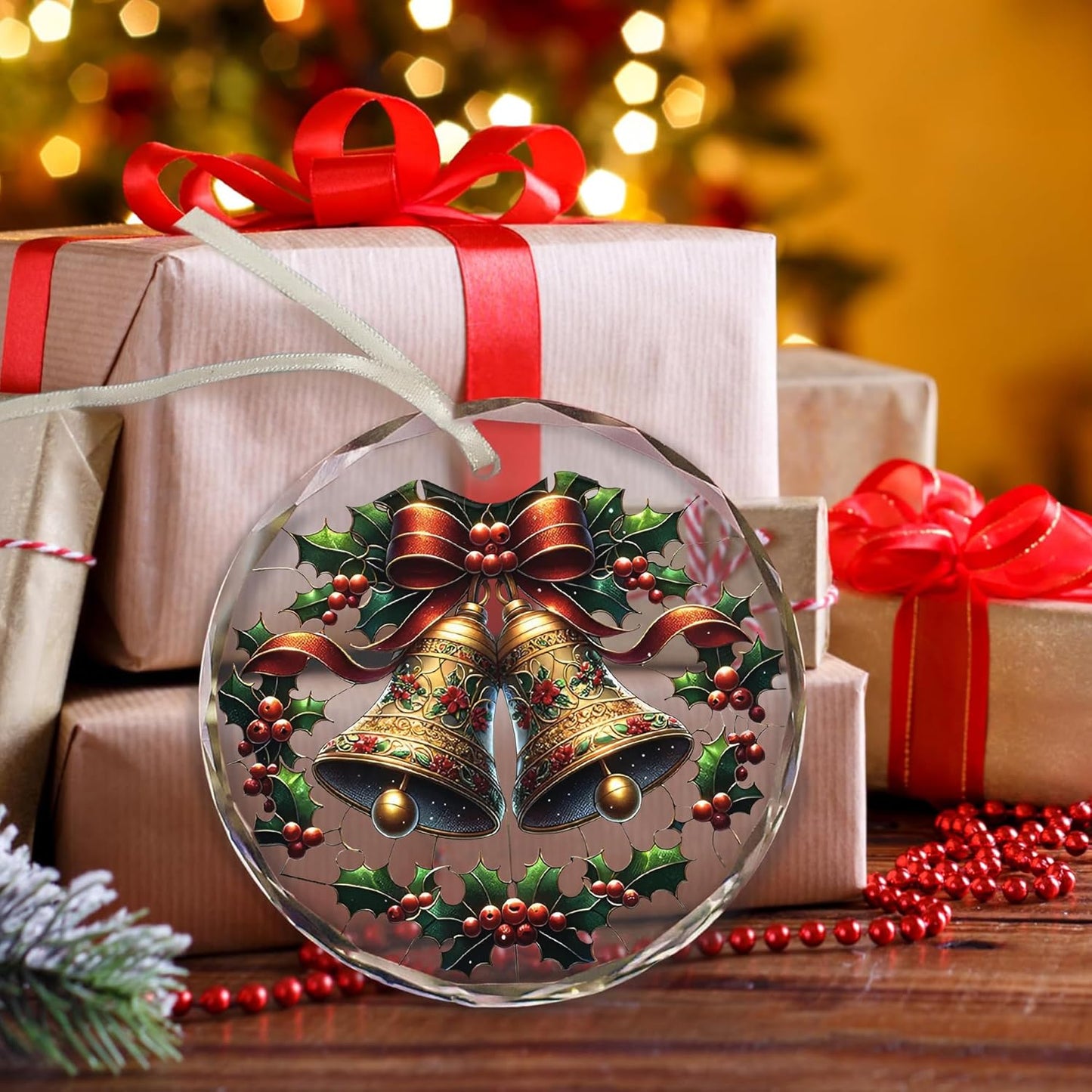 House Warming Gifts: New Home Glass Christmas Ornaments - Best Housewarming Gifts for Women, Men & Couples - Christmas Tree Decorations & New Home Gift Ideas