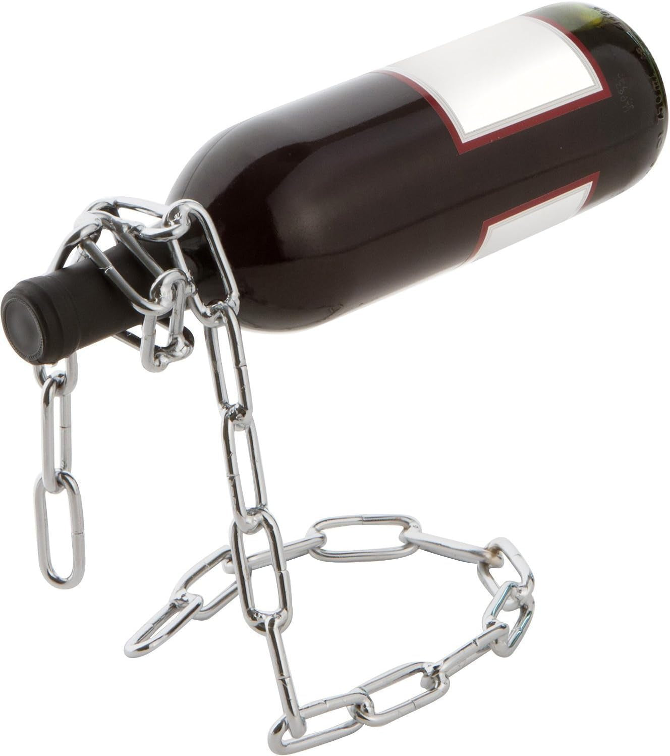 Magic Suspending Rope Wine Holder, Floating Illusion Wine Rack Bottle Holder Novelty Gift for Kitchen Home Decoration (Suspending Rope)