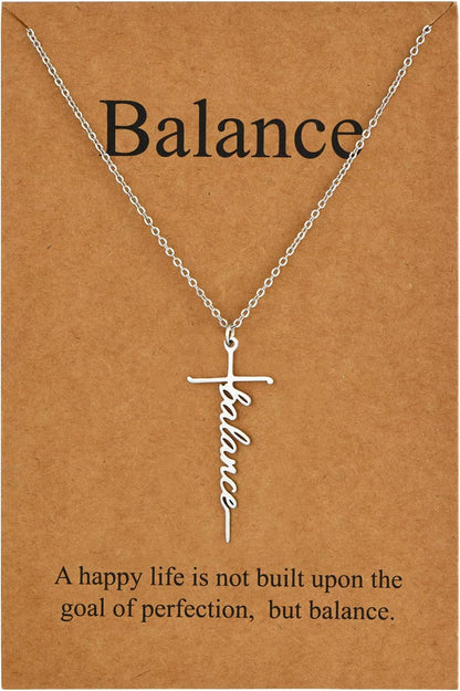 Faith Cross Pendant Necklace for Women Religious Christian Jewelry Mother'S Day Gifts for Women