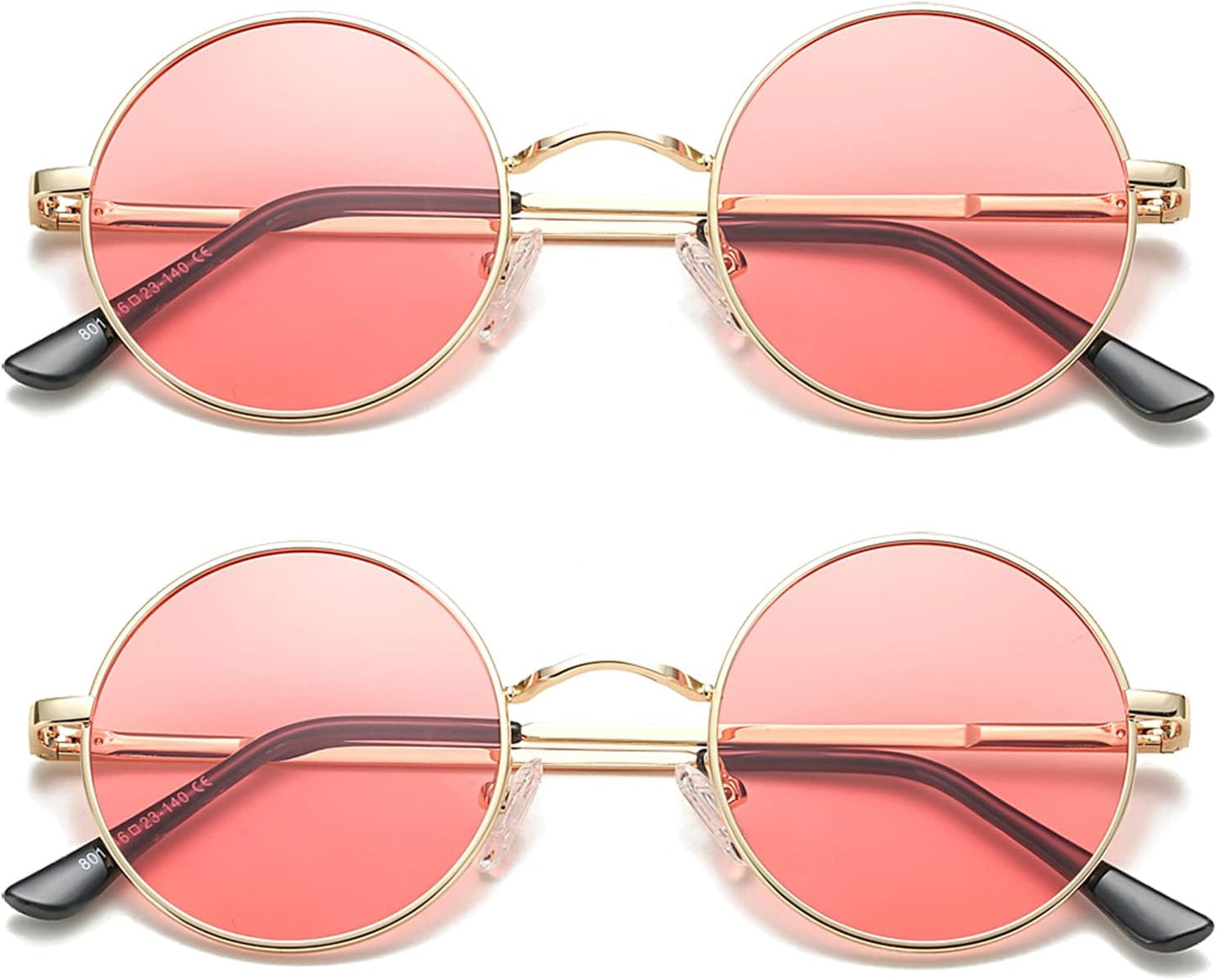 Retro Small round Polarized Sunglasses for Women Men Circle UV400 Sun Glasses