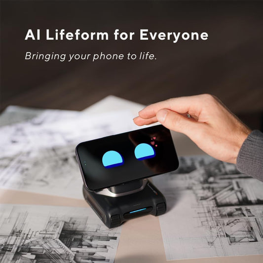 LOOI Robot – AI Desktop Companion with Chatgpt Voice Interaction, Memory, Personality, Gesture & Face Recognition, Emotional Support, and 10W Wireless Charging