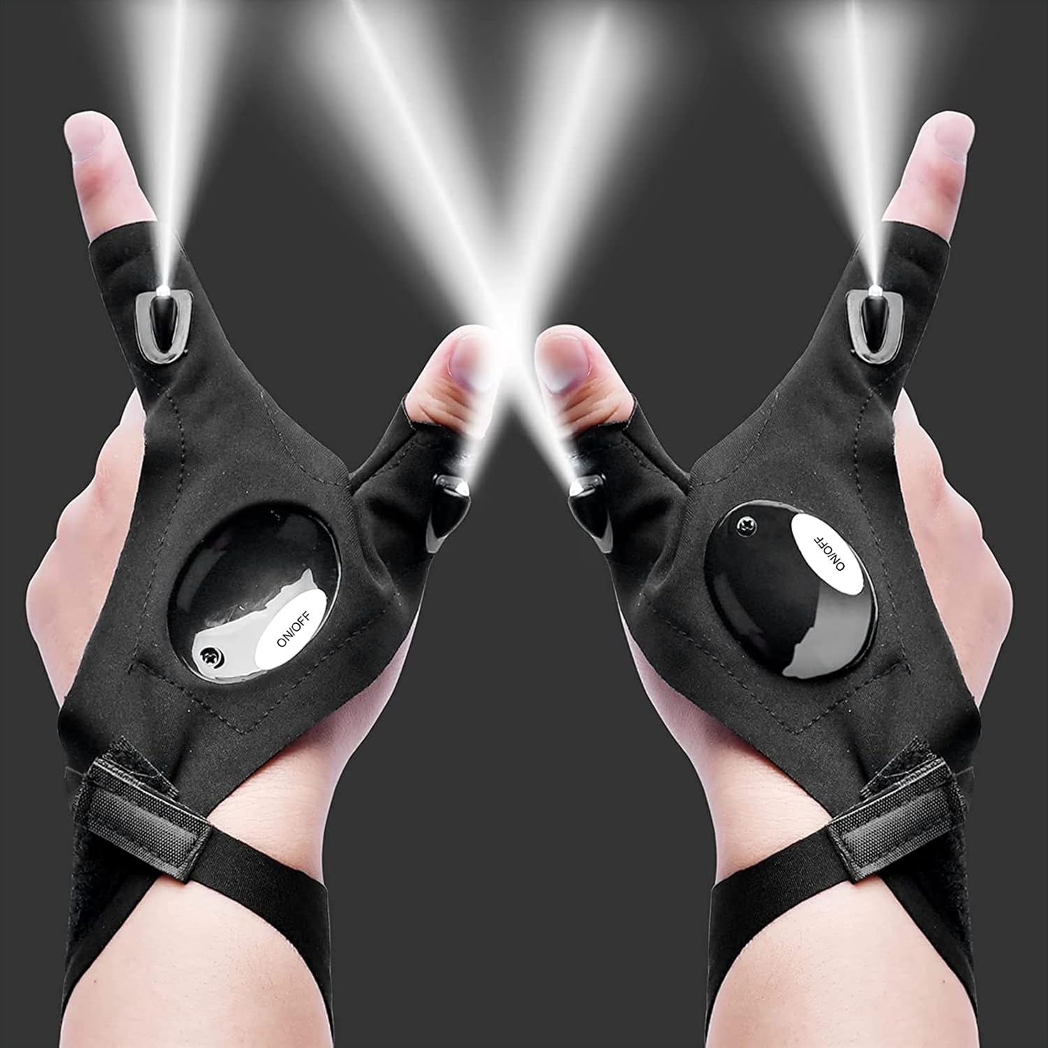 Fathers Day Dad Gifts Birthday Gadgets Gift from Daughter Wife Easter Gifts for Him Valentines Christmas Stocking Stuffers for Men Boyfriend Husband LED Flashlight Gloves Fishing Repairing Tools