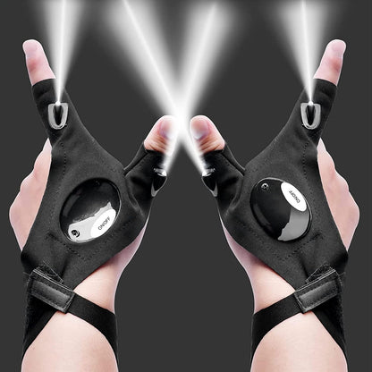 Fathers Day Dad Gifts Birthday Gadgets Gift from Daughter Wife Easter Gifts for Him Valentines Christmas Stocking Stuffers for Men Boyfriend Husband LED Flashlight Gloves Fishing Repairing Tools