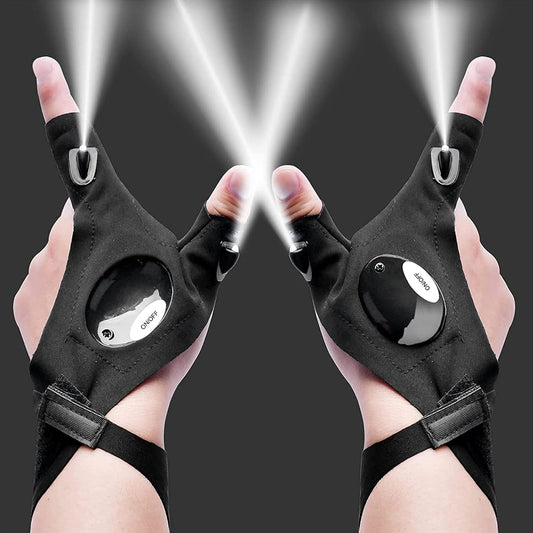 Fathers Day Dad Gifts Birthday Gadgets Gift from Daughter Wife Easter Gifts for Him Valentines Christmas Stocking Stuffers for Men Boyfriend Husband LED Flashlight Gloves Fishing Repairing Tools