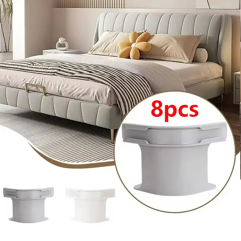 8PCS Invisible Bed Sheet and Bed Cover Fastener Invisible Quilt Sheet Anti-Run Bedsheet Grippers Fixed Holder Clip for Protector